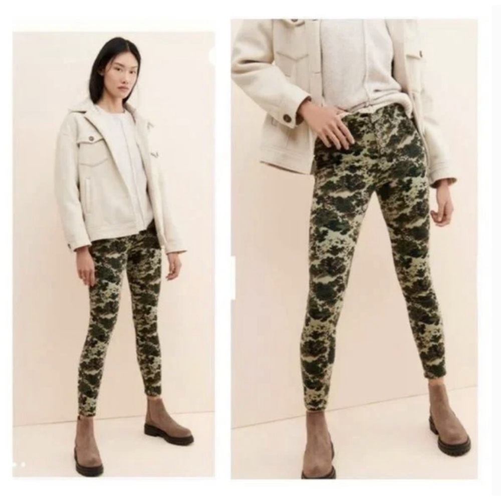 Anthropologie High Rise Skinny Corduroy Pant size 27